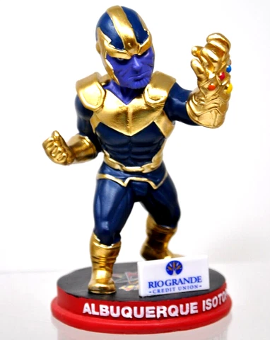 Albuquerque Isotopes Marvel Thanos Bobblehead 2022 Cover