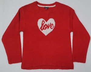 Suéter Rojo Vince Camuto Niñas Talla L (10/12) Blanco Corazón Amor San Valentín LEER - Imagen 1 de 17