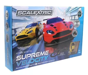 Scalextric Aston Martin Supreme Velocity (4 Track Layouts) Car Racing Track NEW - Picture 1 of 6