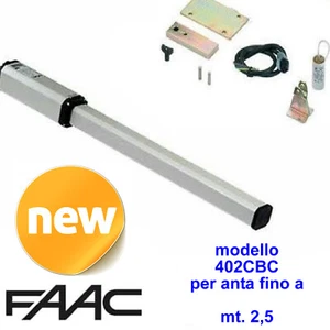 (Nuevo) Brazo Original FAAC 402 Automatización Puerta Aceite Anta Fino 2,5 M - Imagen 1 de 3