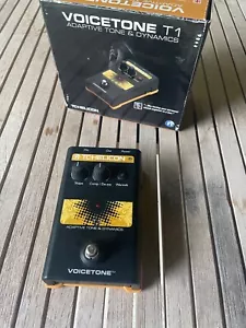 TC-Helicon VoiceTone T1 Vocal Tone Dynamics Effects Pedal Good Condition - Picture 1 of 8