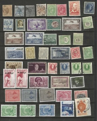 EUROPE SWITZERLAND LICHTENSTEIN LUXEMBURG PORTUGAL DENMARK 1859 -1940 - Image 1 of 4