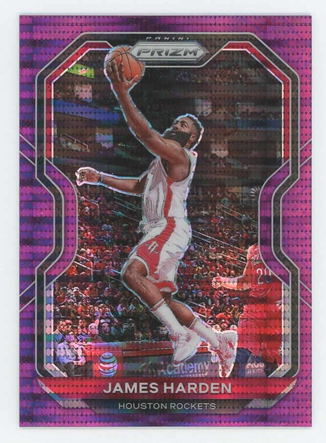 Panini Prizm 2020-21 James Harden Purple Pulsar /35 Houston Rockets SP #112