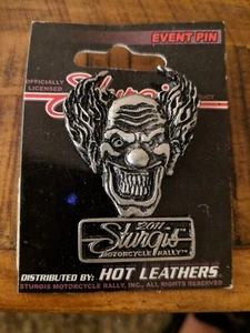 Spilla clown sturgis in pelle calda 2011 Harley - Foto 1 di 2