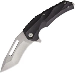 Brous Blades Reloader Folding Knife 3.75" Stainless Blade Black Synthetic Handle - Picture 1 of 2