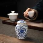 Pot de rangement à thé en porcelaine temple temple avec couvercle arrangement de mariage intérieur
