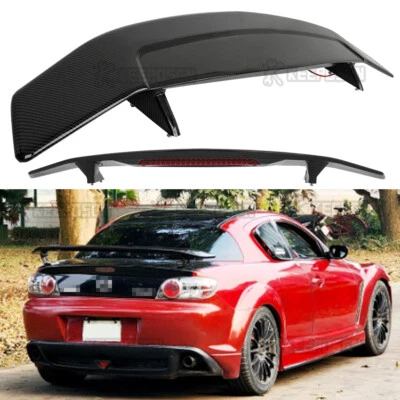 ABS 52" Rear Trunk Spoiler Wing with Brake Light For Mazda RX-8 RX-7 Coupe - Image 1 of 4