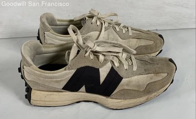 New Balance 327 MS327FE White Gray Low Top Lace Up Sneaker Mens Shoes Size 10.5D - Image 1 of 4