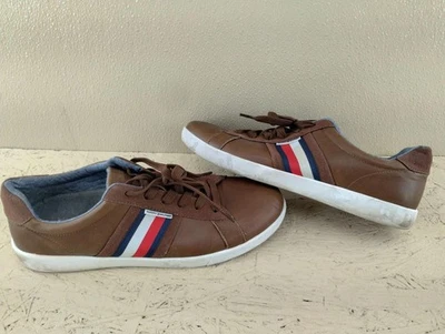 Tommy Hilfiger Brown Casual Sneakers Men Size 11 - Image 1 of 4