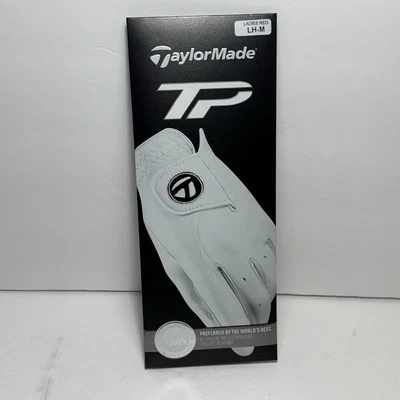 TaylorMade Women`s Left Hand Medium Tour Preferred White Golf Glove - Image 1 of 4