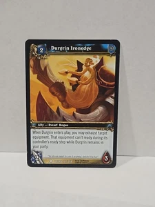 World Of Warcraft TCG Drums Of War Durgrin Ironedge Regular Common - Picture 1 of 2
