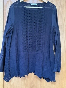 Women’s Black Odd Molly Tunic Size 3 - Picture 1 of 4