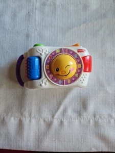 Fisher-Price 2009 First Camera Lights Sound Singing 7"x3" Counting Toddler Toy - Picture 1 of 6