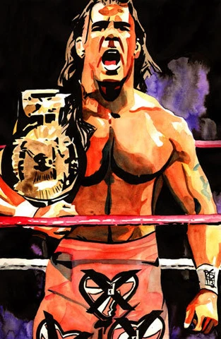 Shawn Michaels 18 x 24 Print, Poster Painting WWE WWF HBK DX Heartbreak Kid Cover