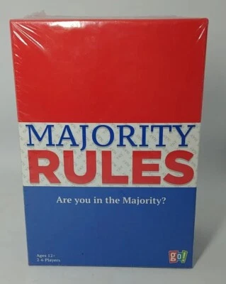 NEW & SEALED Game MAJORITY RULES by Go! Games (B3-J10) - Image 1 of 4