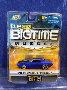 Jada Toys 2005 Dub City Bigtime Muscle 024 MOC 1970 Plymouth Cuda - Picture 1 of 3