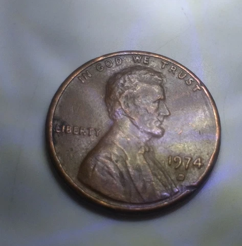 1974 D Lincoln Memorial Penny Cover