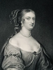 c1830 Originaldruck Porträt von RACHAEL WRIOTHESLEY - LADY RUSSELL - Bild 1 von 2