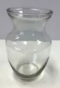 Thick Glass Vase Large Wide Mouth Vase for Flowers Centerpiece 8" Tall 13 - Picture 1 of 5