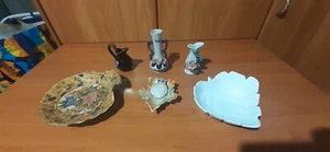 Konvolut 6 verschiedene Größen schöne Deko Teller/Vase und andere aus Griechenland - Bild 1 von 7