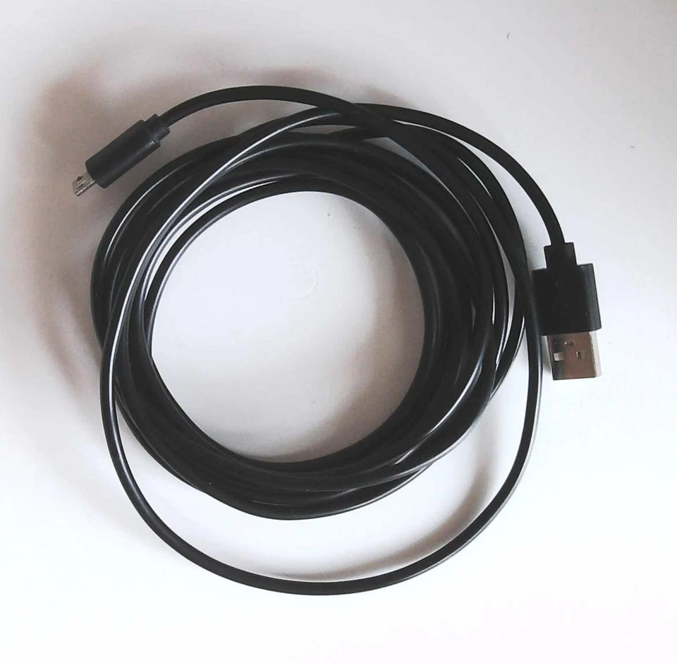 Cavo USB Micro type B per CONTROLLER PS4 LUNGHEZZA 3 METRI ! Type B Joypad Cable - Immagine 1 di 1