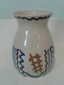 Rare Vintage Erphila Art Pottery Vase Geometric design made in Germany - Picture 1 of 5