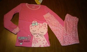 NEW Girls Children's Place Snug Fitting Cat Pajamas Size 5T - Picture 1 of 1