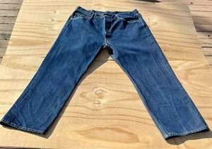 Vintage Levi's 501 Jeans Denim Blue Men's Size 38x30 Cotton 100% Button Fly - Picture 1 of 9