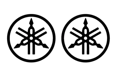 2 x Yamaha Logo Emblem Aufkleber Sticker R1 R6 YZF XJR Fazer • viele Farben • y2