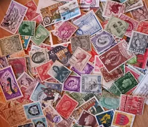 500+ British Colony Stamps Collection Off Paper Mint & Used Worldwide Philately - Picture 1 of 4