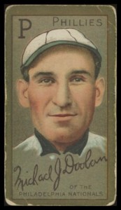 1911 T205 Gold Border Michael Mickey Doolan Piedmont Fair Authentic & Original