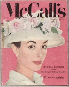 March 1957 McCall's Magazine; Marlene Dietrich “The Danger of Being Beautiful” - Picture 1 of 23