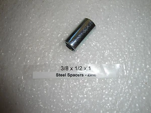 FABRICATOR 3/8" x 1/2" X 1" SHOCK SLEEVE SPACER, MUSCLE CAR, HOT ROD, CUSTOM CAR - Picture 1 of 7