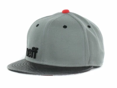 NEFF Headwear Wild Daily Texturado Bill Gris y Negro Snapback Gorra Sombrero  Foto 1 de 4