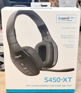 BlueParrott - S450-XT - Cuffie Stereo Hi-Fi, 24h Talk, Nero - NUOVE, sigillate - Foto 1 di 5