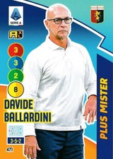 2021-22 Adrenalyn XL Sandpapers, Footballers: Card 471 Mister Davide Ballardini (Geno