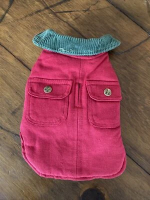 Jaqueta Up Country Chester Barn para cães - Vermelha/tamanho 8 - Imagem 1 de 4