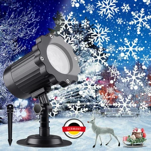 LED Laser Projektor garten licht weihnachts beleuchtung deko party außen innen! - Bild 1 von 19