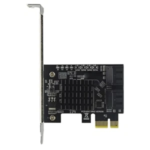 PCIE to 4 Port SATA3.0 Adapter PCIE to SATA3.0 Expansion Card 4 Port SATA3.0 - Afbeelding 1 van 7