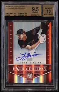 Lucas Giolito 2012 Elite Extra Edition #111 Autograph #073/722 RC BGS 9.5 BAS 10 - Picture 1 of 2