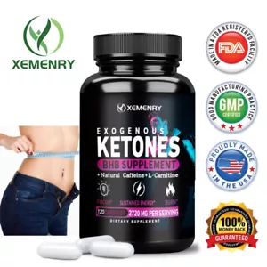 Exogenous Ketones 2720mg - BHB Advanced Keto, Weight Loss, Fat Burner Ketosis - Picture 1 of 14