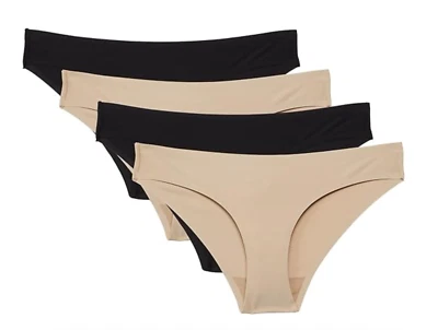 Paquete de 4 bragas Honeydew Intimates Skinz Hipster talla pequeña L27232 Foto 1 de 3