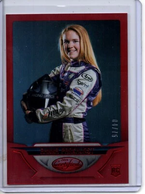 2016 Certified Racing Mirror RED RC AHNNA PARKHURST /75 Rookie Card Panini - Image 1 of 2