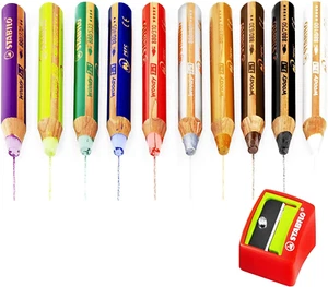STABILO Woody 3 in 1 Jumbo Colouring Pencils - Limited Edition Gold and Silve... - Picture 1 of 12