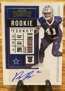 2020 Panini Contenders Reggie Robinson II Rookie Ticket Auto - #251 COWBOYS - Picture 1 of 3