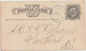 Rockwell IA 1880 GPC fancy cds blue (Cerro Gordo CO) (A202) - Picture 1 of 1