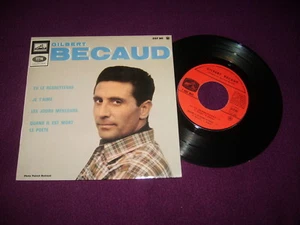 EP GILBERT BECAUD / TU LE REGRETTERAS +3 / LA VOIX DE SON MAITRE EGF 845 BIEM - Picture 1 of 1