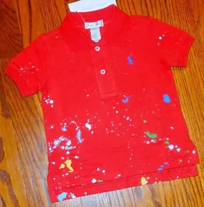 POLO RALPH LAUREN AUTHENTISCHES BABY JUNGEN BRANDNEUES ORIGINAL T-SHIRT Größe 18M, neu mit Etikett - Bild 1 von 2