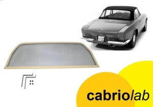 NEW Premium CREAM Wind Deflector FIAT 124 Convertible 1966-1985  Windstop Cabrio - Picture 1 of 1