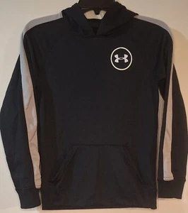 Black Under Armour Hoodie Sweatshirt Youth Medium - Picture 1 of 5